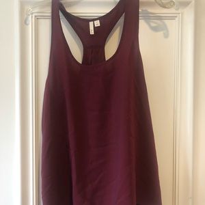 Maroon Flowy Tank - Frenchi